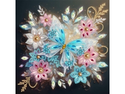 Pintura de diamante SIURN Ab38, manualidades, decoración del hogar (30 x 30 cm)