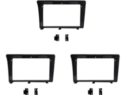 Juego De 3 Embellecedores De Radio De Coche 2din Para Jumper/boxer/ducato 2006+ Con Marco Adaptador Para Estéreo Dvd Y Salpicadero