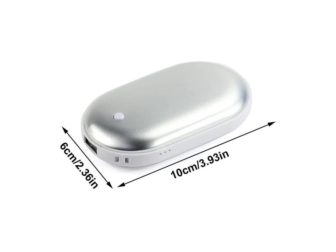 2026-calentadores De Manos Recargables 2 En 1 Banco De Energía Usb Calefactores De Bolsillo Eléctricos 5200mah
