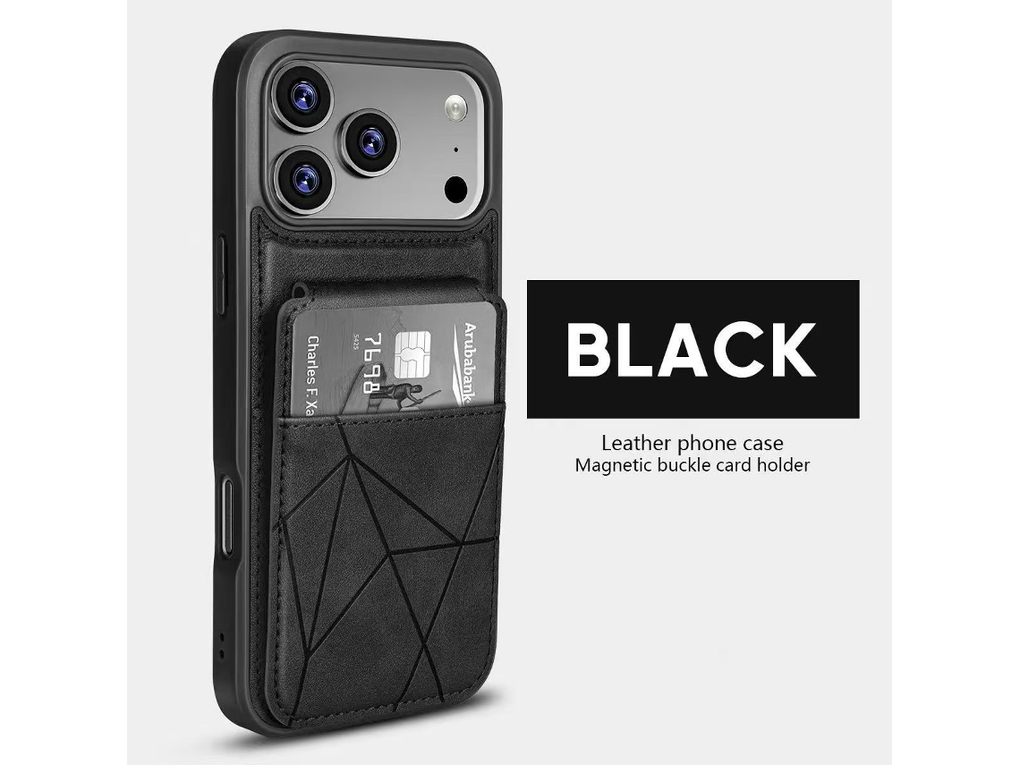 Capa Para Celular Samsungsung/capa De Couro/porta-cartões (2 Em 1)preto - Samsung A35