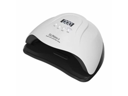 Lámpara de secado de uñas Avizar 20w UV/LED con temporizador incorporado, blanco/negro.