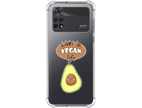 Carcasa para Xiaomi Poco M4 Pro 4G TUMUNDOSMARTPHONE Dibujos Antigolpes Vegan Life Multicolor