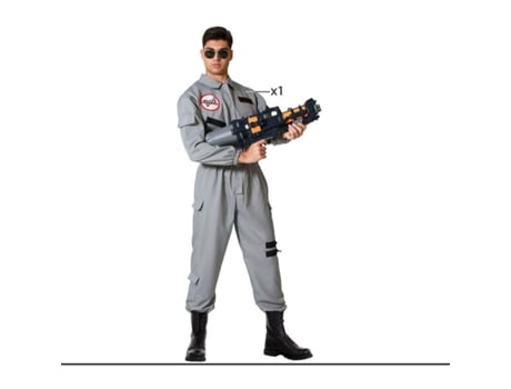 Disfraz Exterminator Gris - XS