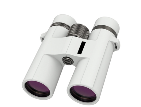 Telescopio 10x42, aumento 10x, para observación de aves, observación de estrellas y aventuras al aire libre, blanco CHRONUS