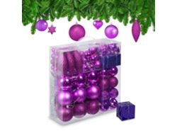 Bolas de árbol de Navidad en juego de 110 piezas. B2X