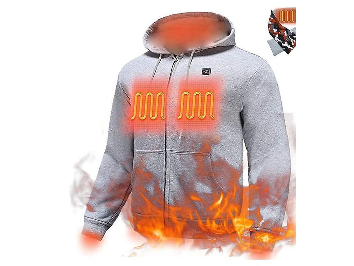 2026-sudadera Calefactada Con 3 Niveles De Temperatura Y 5 Placas De Calor, Chaleco Ligero Para Hombres Y Mujeres