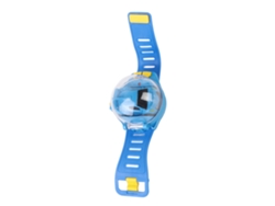 Mini Coche Teledirigido Con Reloj, Carga Usb, Juguete Para Niños, Azul.