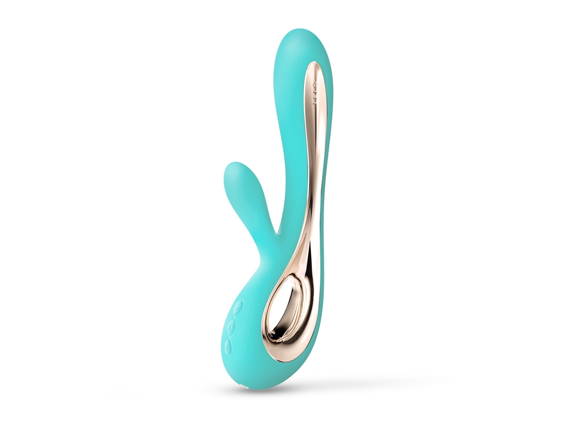 Vibrador 'Rabbit' LELO Soraya 2 Aqua 'Rabbit' para Placer Interno y Externo (Impermeable - Inalámbrico)