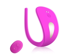 Vibrador portátil con control remoto con 7 modos de vibración para mujeres (púrpura) YIZHOOD