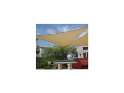 Toldo Vela Triangular Verde 150 Gr/m2 3,6 X 3,6 X 3,6 Metros