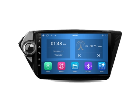 Autoradio 4GB RAM64GB ROM ROVERONE para Kia Rio K2 2011 - 2015 CarPlay Android Coche Radio Bluetooth Navegación