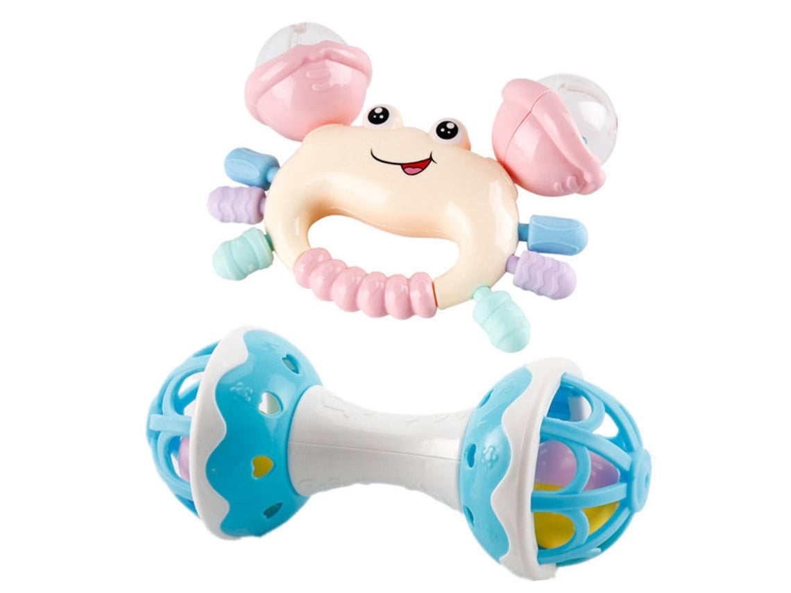 Conjunto de timbre y pasta de dientes para bebé, lavable con agua, para la estimulación temprana, para recién nacidos y bebés de 0 a 6 a 12 meses.
