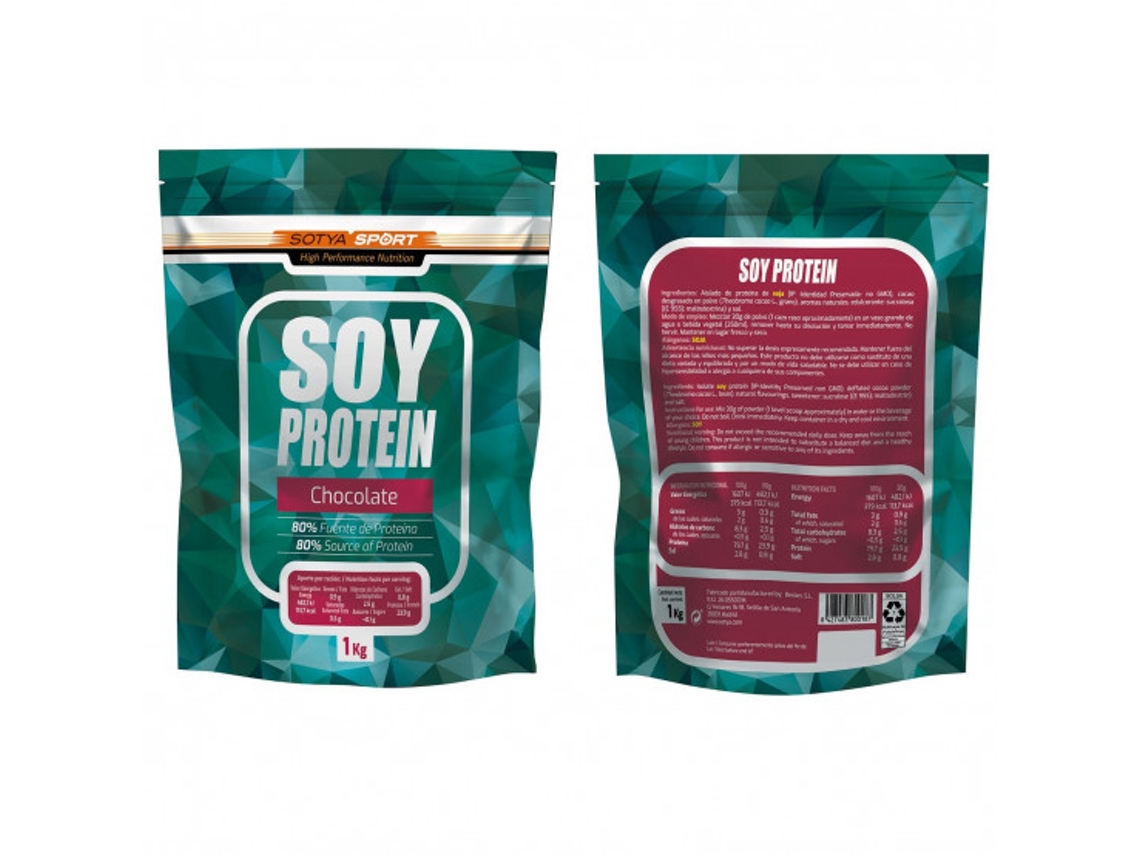Proteína de Soja Deportiva 1 Kg Chocolate SOTYA