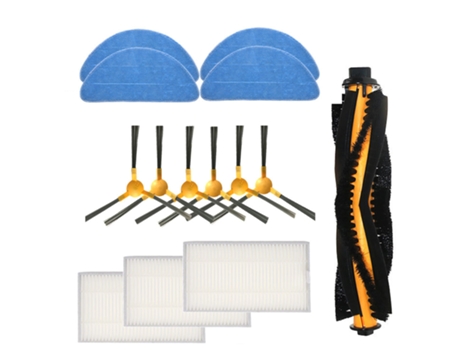 Cepillo principal de rodillo, cepillos laterales, filtro HEPA, paño de fregona, trapo para Proscenic 800T 820S, repuestos de aspiradora robótica, a...