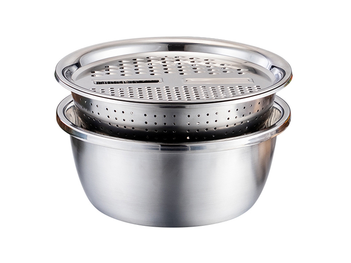 Cortador De Verduras 3 En 1, Rallador De Acero Inoxidable