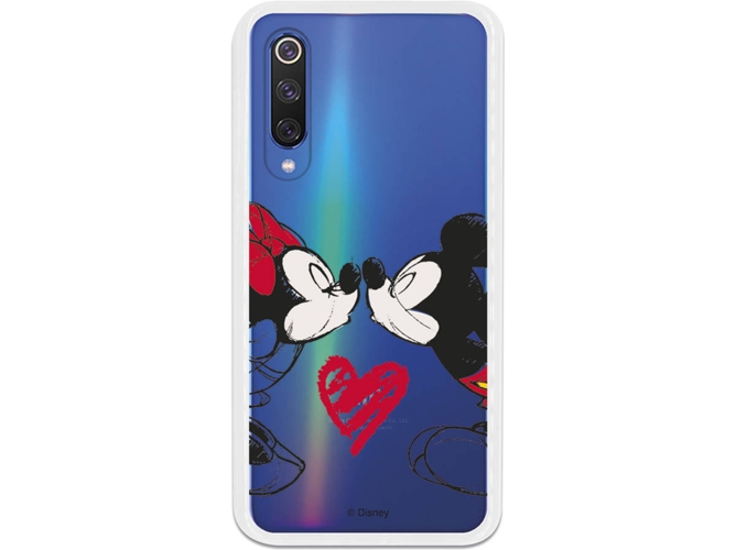 Carcasa Xiaomi Mi 9 SE DISNEY Mickey y Minnie Beso Multicolor