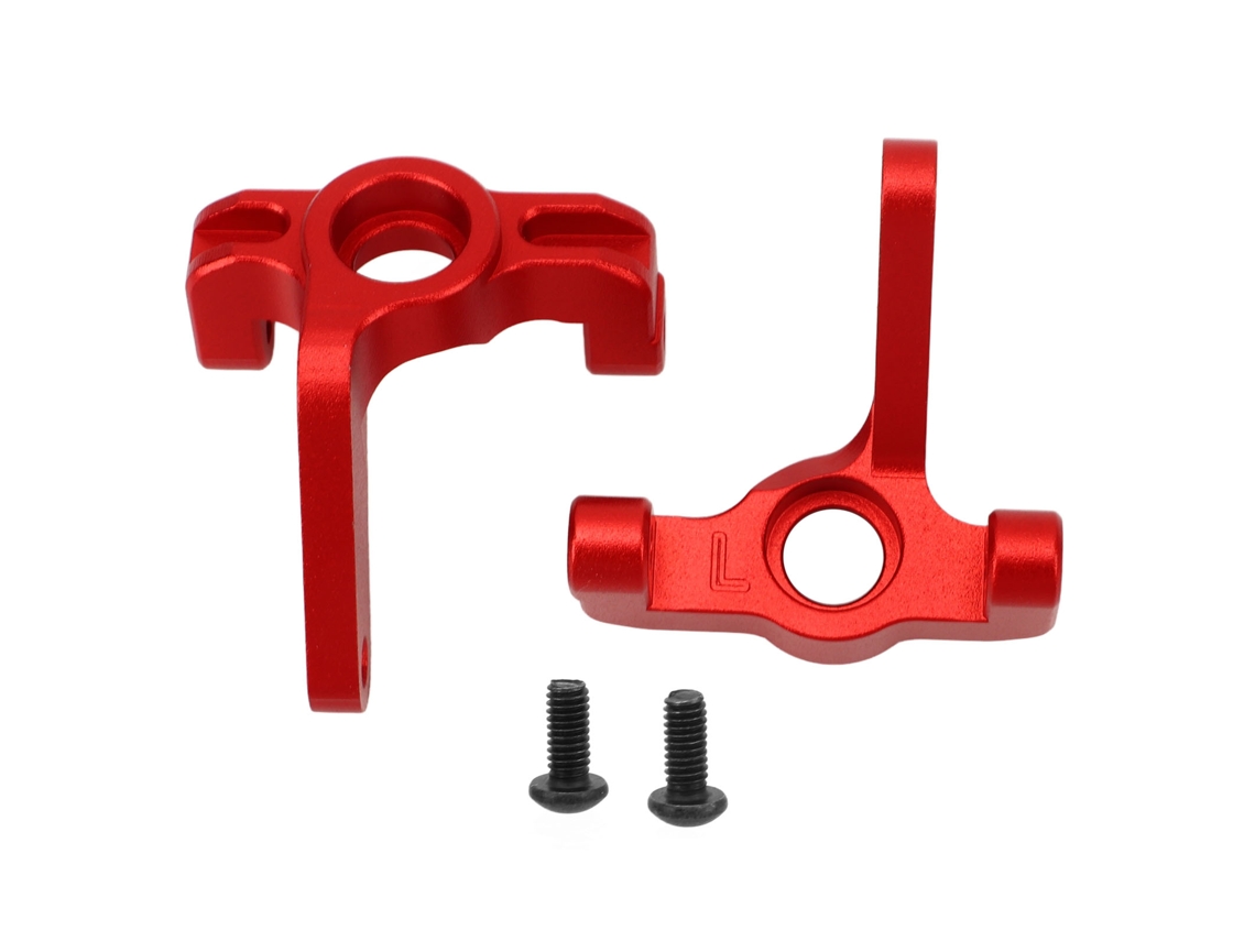 2 Copas De Dirección Para Coche Rc De Aleación De Aluminio, Accesorios Para Losi 1/10 22s 2wd, Color Rojo