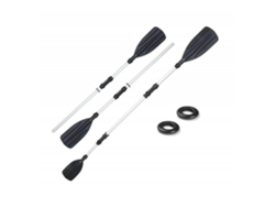 Remos Para Barca Bote Kayak De Aluminio 2 En 1 Anillas SOLMAR