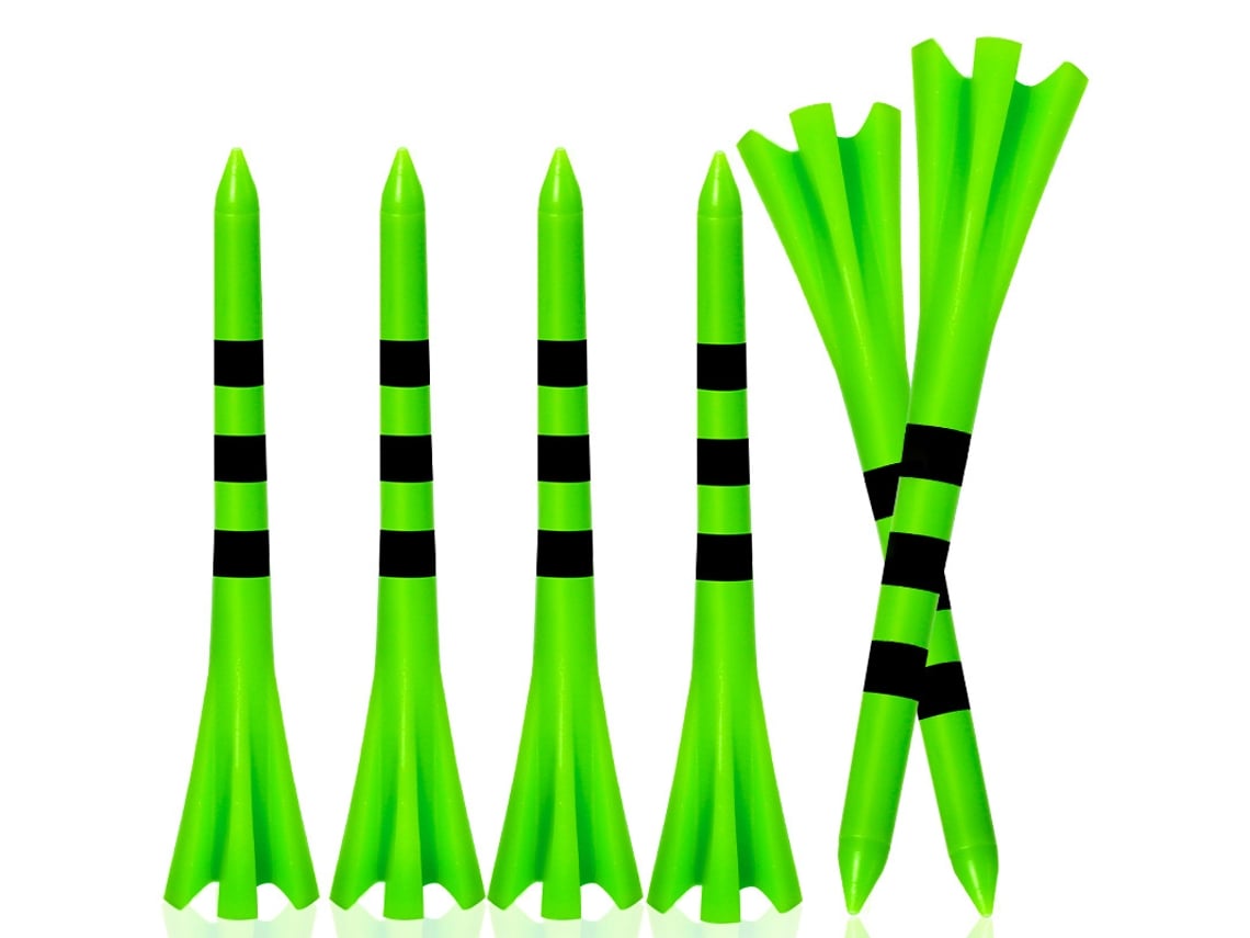 Juego de 50 tees de golf, accesorios para tees de golf Green Digitallab