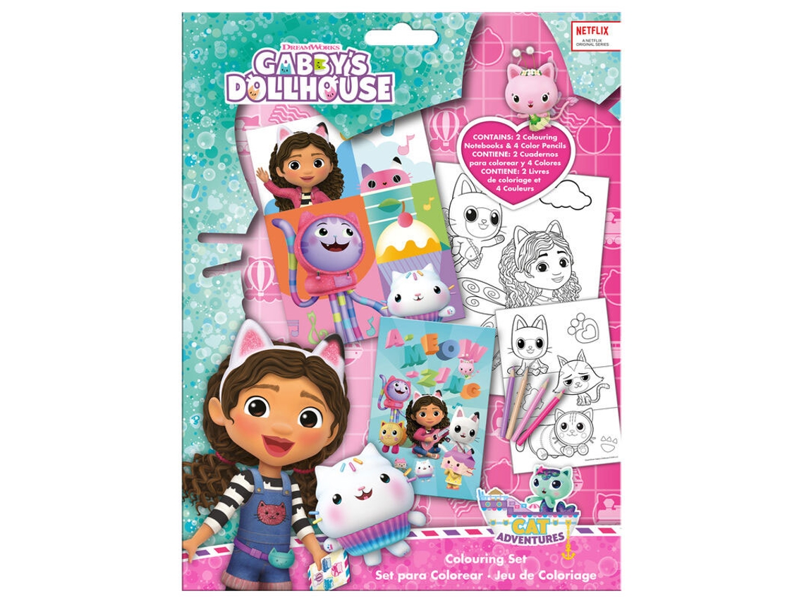 Conjunto Para Colorir Gabbys Dollhouse Gd00083