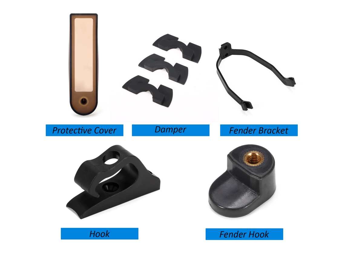 Accesorios De Repuesto Para El Patinete Eléctrico M365 Pro: Tornillo, Cubierta, Gancho Y Amortiguadores.