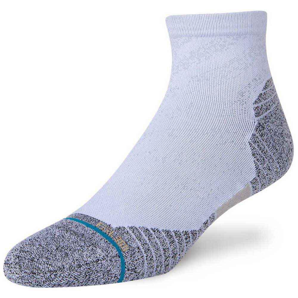 Stance Run Qtr correr calcetines aw21 para hombre quarter blanco eu 43 36