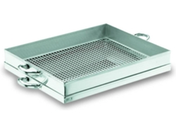 Escurridor LACOR Fritos Inox (Acero Inox - 62x41x8,5 cm - 1 Und)