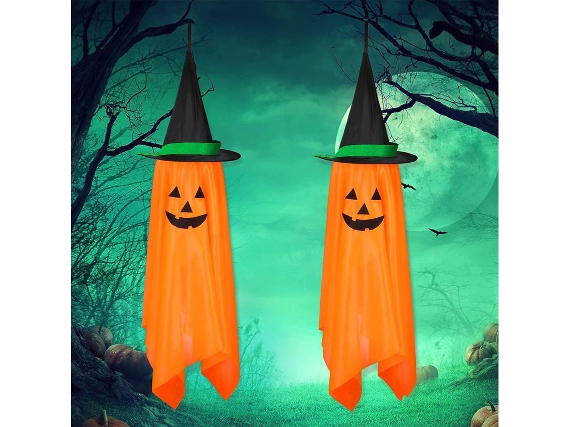 2026-decoración De Halloween Colgante De Calabaza Para Hogar Jardín Porche 2 Piezas