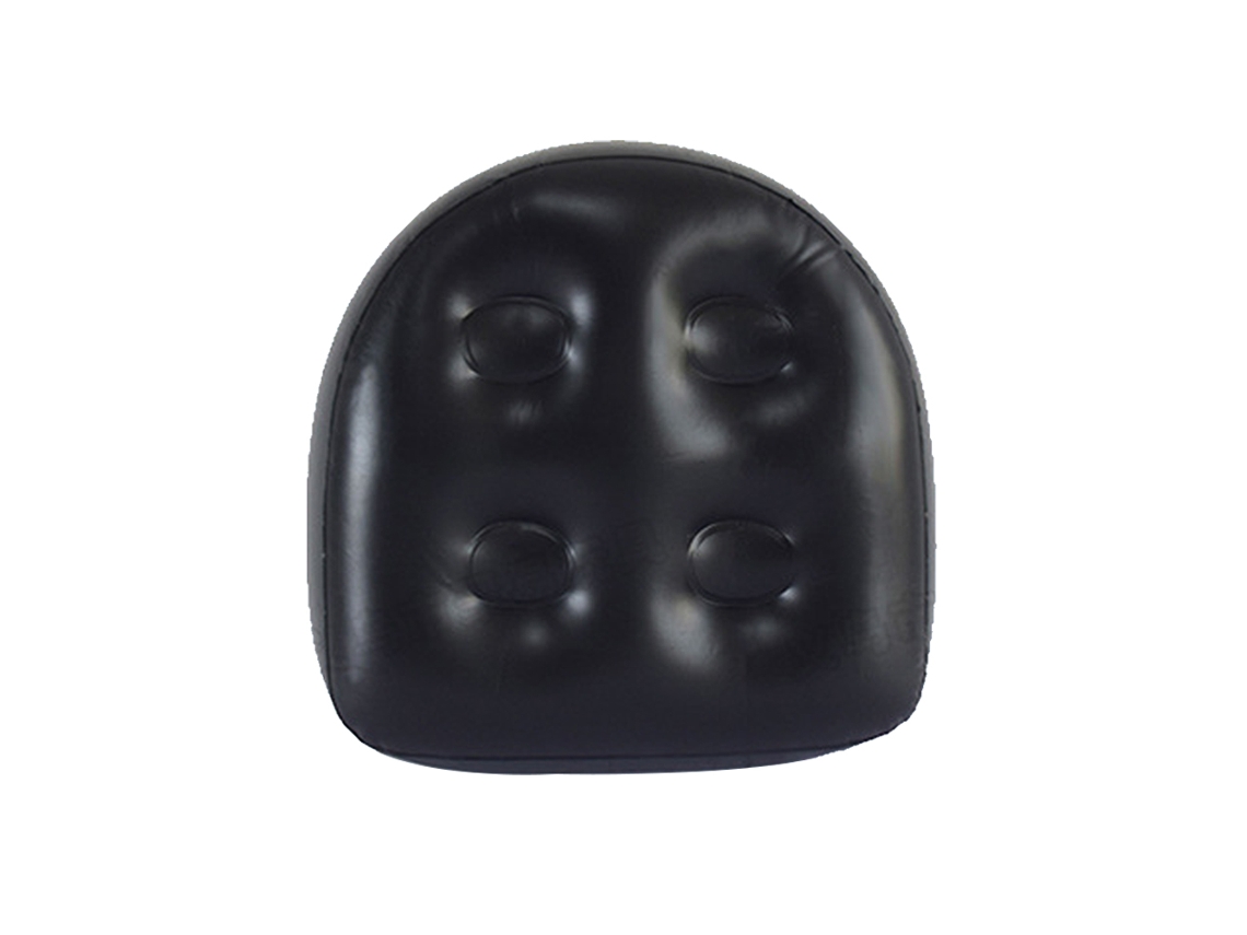 Cojín de asiento con ventosa para soporte lumbar, almohada inflable suave para bañera de hidromasaje y spa.
