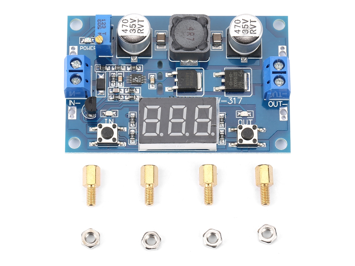 2026velora-módulo Boost Dc-dc Fuente De Alimentación Configurable Voltaje 3.5-30v 100w Con Voltímetro Led