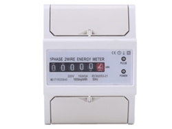 Medidor De Energía Eléctrica Kwh De Rail Din Monofásico 2 Cables 10(40)a