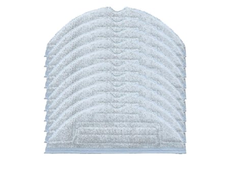 Paquete de 10 almohadillas para fregona para Roborock T7s T7s Plus S7 paño de suelo reutilizable