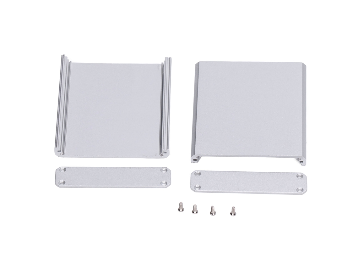 Caja De Aluminio Impermeable Para Empalme Eléctrico Dividido De Bricolaje - Plateada