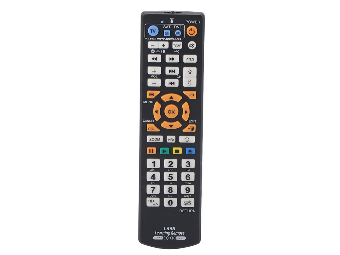 Mando A Distancia Inteligente Universal Con Función De Aprendizaje Para Televisión Por Cable, Dvd Y Satélite.