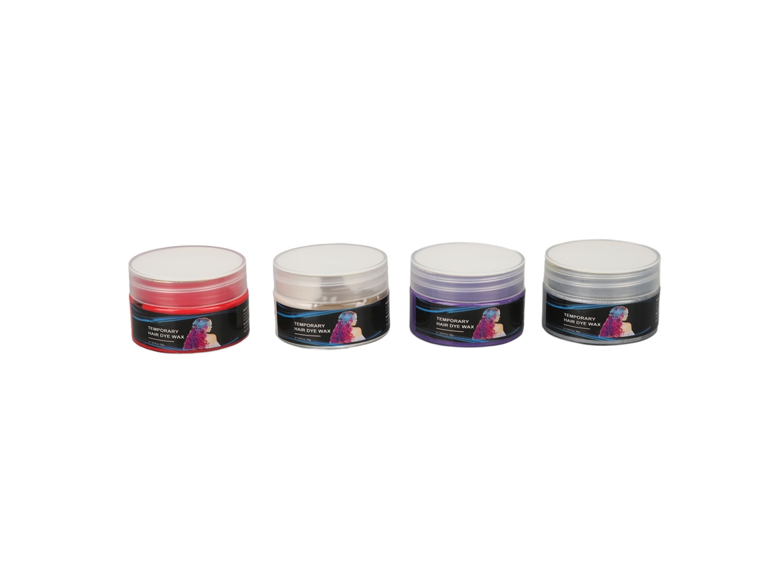 Set De 4 Ceras De Coloración Temporal Para Cabello Para Fiesta