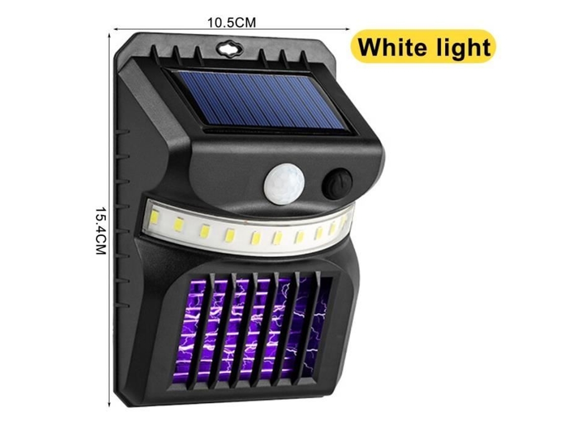 Lámpara Solar Inteligente Y Sencilla Para Repeler Mosquitos, Apta Para Uso Exterior, Trampa Led Para Insectos Para Decoración De Jardín.