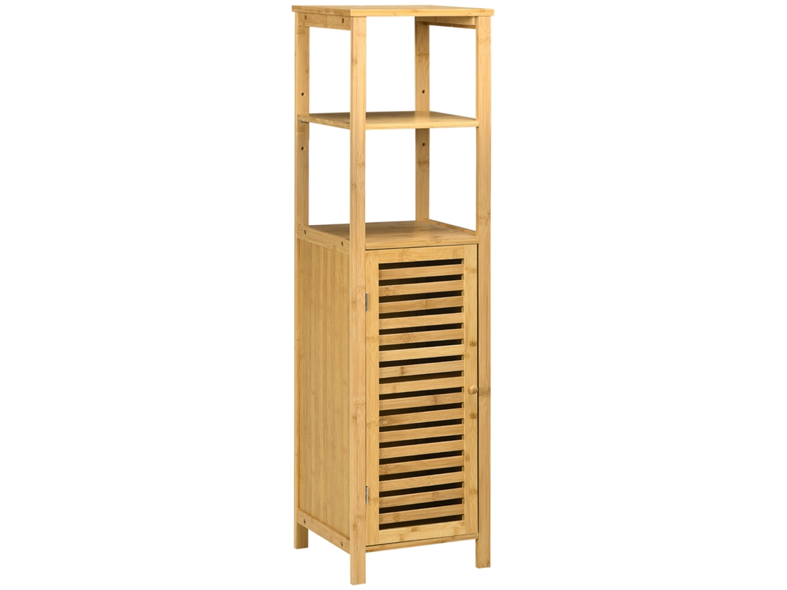 Armario Baño Bambú Listones 33x30x120cm