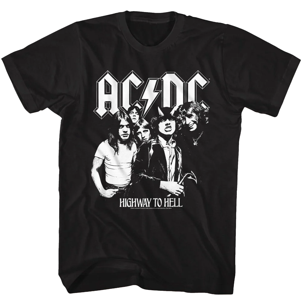 Ac Dc Highway To Hell T-shirt Unisex Rockinstone Size:l