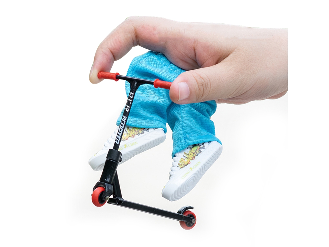 Dan26-set De Patinete De Dedo Seguro Y Amigable Para Niños, Juguete Educativo Y Divertido, Color Negro