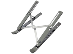 MEOIRUERY Soporte para Portátil, Soporte Ajustable de Aluminio con Gel de Sílice, Plegable y Portátil para Ordenador y Tableta
