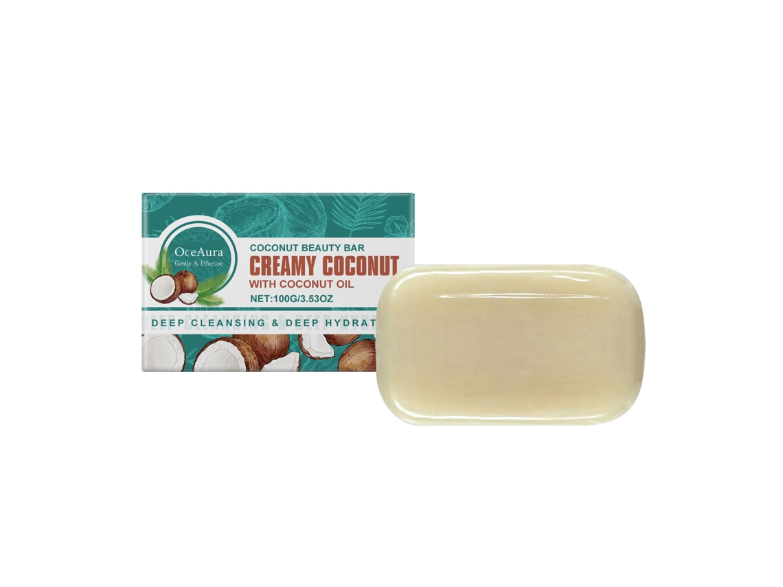 Jabón de baño de coco
