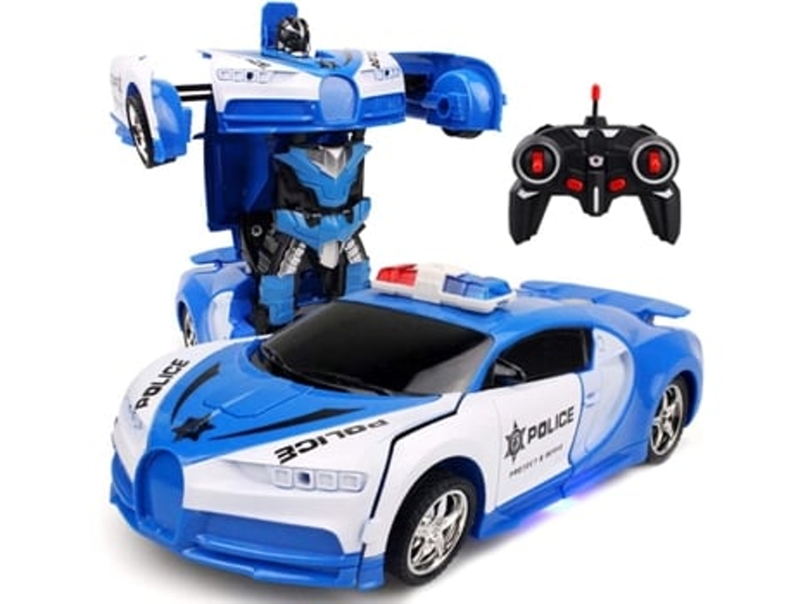Coche de control remoto, coche robot transformable 2 en 1, coche transformable de un solo toque, Transformers y Panoona de control remoto