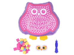 2026yncm-almohada Animal Diy Plush Craft Segura Colorida Para Niños Juguete Antiestrés Búho 33788