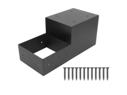 Soporte universal para pérgola galvanizado de doble capa resistente a la intemperie