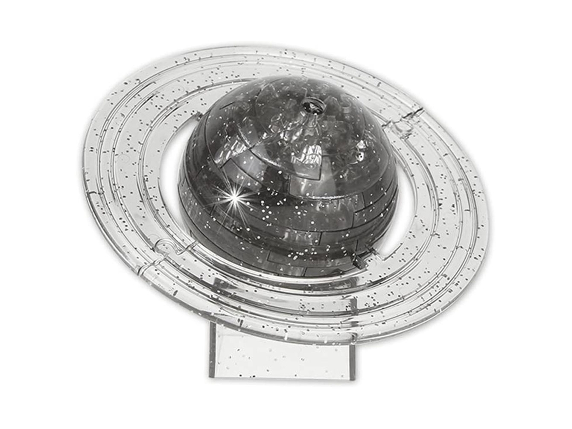 -puzzle 3d Saturno Cristal Translúcido Bloques Diy Rompecabezas Juguete Para Oficina Regalo Para Adultos Y Niños