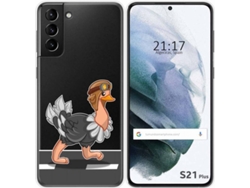 Carcasa Samsung Galaxy S21+ Plus 5G TUMUNDOSMARTPHONE Avestruz Multicolor