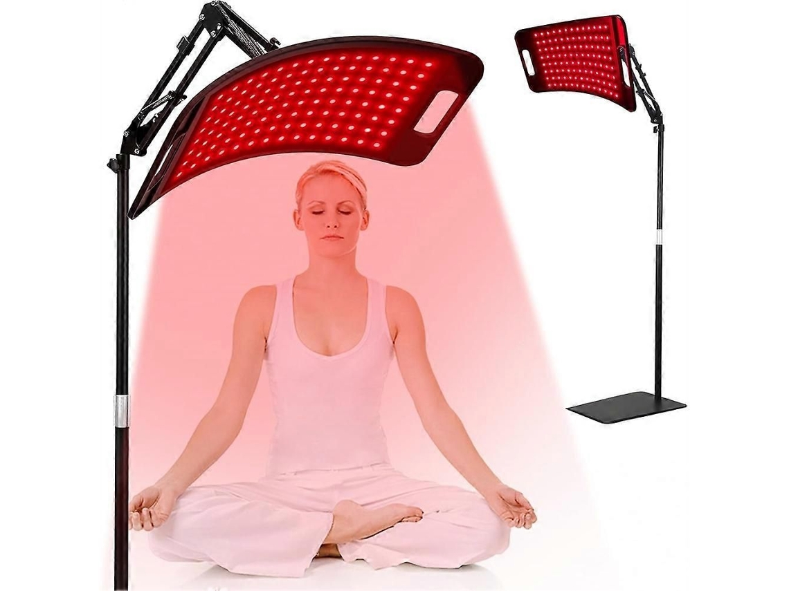 Terapia de luz roja para el cuerpo: Lámpara facial, soporte para cojín de luz roja, L GOKOCO