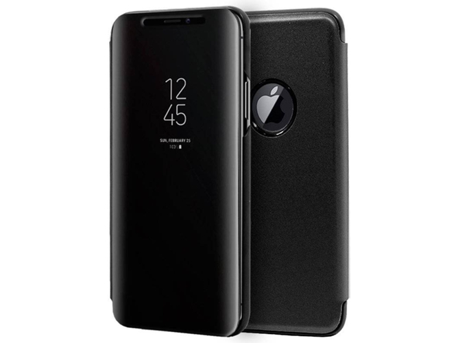 Funda iPhone XS Max COOL Clear View Negro