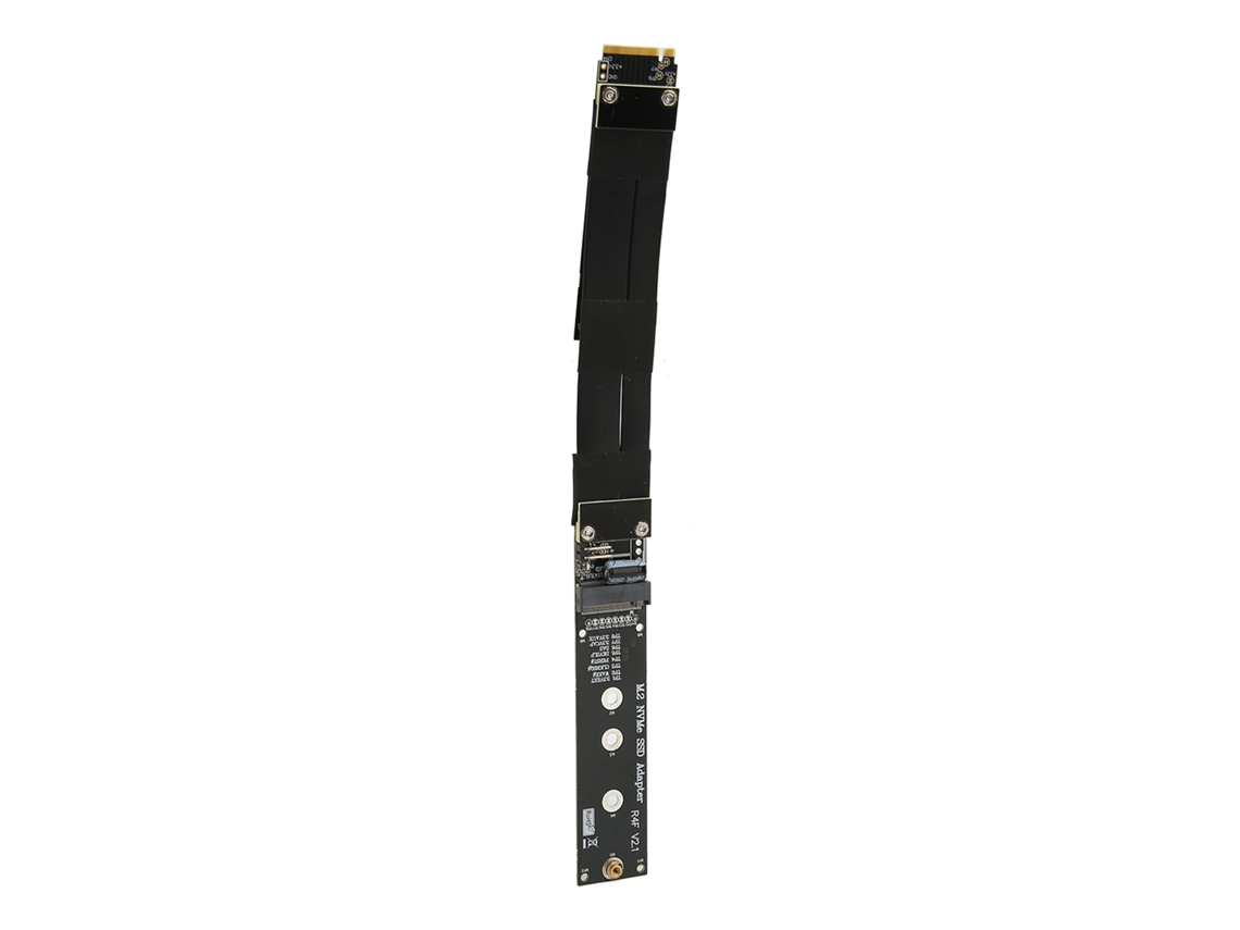 Extensor de cable Baoj-2026 M.2 NVMe SSD a PCI-E 3.0 x4 de 32 Gbps con conector M Key para Windows y Linux