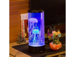 Lámpara LED USB con forma de medusa, luz nocturna colorida para el hogar, Rosewell